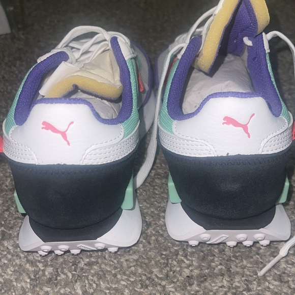 Kids puma future Rider stream in sneakers size 6c - Picture 7 of 10